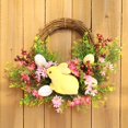 thumbnail image 4 of New Home Essentials Easter Bunny Flower Twig Wreath Decoration for Front Door Easter Rabbit Front Door Wreath,Easter Rabbit Wreath Decor for Front Door,Rabbit Garland Wall Decor, 4 of 9