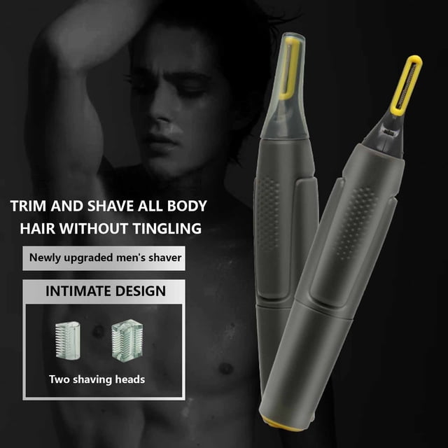 Chmadoxn Rasoir pour Hommes Enlève les Poils du Nez Rasoir Portable Tondeuse pour Poils Rasoir Portable