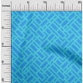 thumbnail image 2 of oneOone Rayon Sky Blue Fabric Geometric Craft Projects Decor Fabric Printed By The Yard 56 Inch Wide, 2 of 4