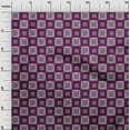 thumbnail image 3 of oneOone Rayon Purple Fabric Block Craft Projects Decor Fabric Printed By The Yard 56 Inch Wide-L6, 3 of 5