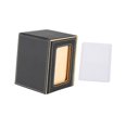 thumbnail image 3 of jinwen Card Deck Box Card Deck Storage Box, Transparent Window Album Card Holder Case Card Cards Case TCG Cards Protector Decks Case black khaki, 3 of 9