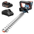 thumbnail image 1 of SENIX HTX2-M 18" 20V Battery Powered Hedge Trimmer, Dual-Action, 0.75" Cutting Capacity, with 2.0Ah Battery and Charger Included, Cordless, 1 of 10