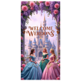 thumbnail image 1 of Welcome Banner with International Flags Circular Design Background Event Decoration Party Supplies Global Conference Backdrop Indoor Outdoor Display, 1 of 4