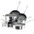 thumbnail image 1 of Farberware Millennium Stainless Steel Nonstick 10-Piece Cookware Set, 1 of 2