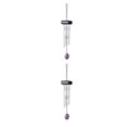 thumbnail image 4 of relayinert Home Décor Stylish Wind Chime Pendant Add Charm To Home Small Wind Chimes black 2Set, 4 of 6