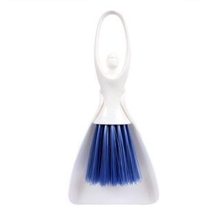 Mini Pan et ensemble de brosses à poussière 2 en 1, Petit balai et set de casseroles Le meilleur Mini Salle de bains, Bureau, Countertop, Clavier, Chat, Chien et autres animaux, Pistolet