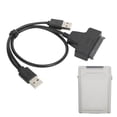 thumbnail image 4 of Boîtier ABS, Câble de Disque Dur à Ouverture Double Sens pour SSD HDD 2,5 Po Blanc, Gris, Bleu, Rouge, Vert, 4 of 8