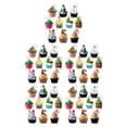 thumbnail image 1 of Decodeary 10pieces Christmas Classic Pattern Dessert Fork Festive Ambience For Cake Toothpicks Decorations 5Set, 1 of 6