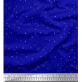 thumbnail image 1 of Soimoi Velvet Fabric Stars Shirting Fabric Prints by Yard 58 Inch Wide, 1 of 3