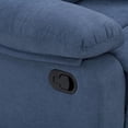 thumbnail image 3 of CorLiving Oren Extra-Wide Soft Fabric Upholstered Indoor Manual Recliner, 3 of 9