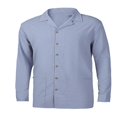 thumbnail image 3 of Casual Button down Tops with Pockets for Men‘s Long Sleeve Shirts, 3 of 8