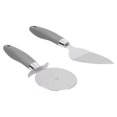 thumbnail image 2 of Pizza Tool, Pizza Cutter Wheel Stainless Steel+Silicone Dishwasher Safe Easy To Use Anti-skid Silicone Handle With Hole For Pizza For Flat Cake For Pie, 2 of 8