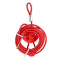 thumbnail image 3 of Serrure de Câble Réglable, Robuste Durable 8 Trous Poignée Verrouillable par Câble Réglable pour l'Industrie Chimique pour Travailleur pour l'Électricité, 3 of 8