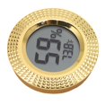 thumbnail image 2 of Mesureur d'Humidité de Température, Insert de Détection Intelligent Hygromètre Numérique Haute Précision Compact ABS Rond pour Boîte à Cigares, 2 of 8