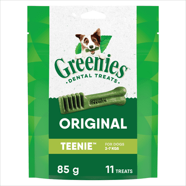 Gâteries dentaires naturelles pour chiens adultes GREENIES Original format TEENIE
