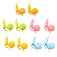 thumbnail image 1 of 10pcs Cute Snail Shape Silicone Tea Bag Holder Cup Mug Candy Colors Gift Set, 1 of 3