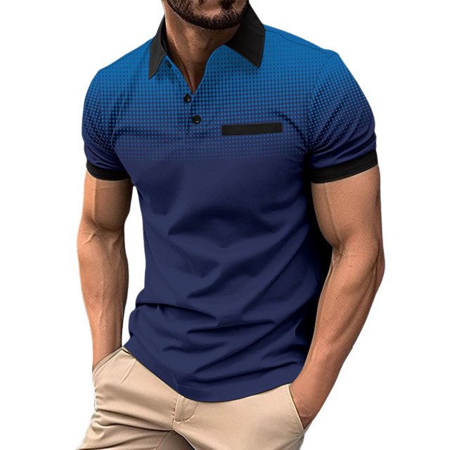 Male Spring and Summer Workout T Shirts for Men Breathable Short Sleeve T Men Tall Shirts Shirt Solid Color Button Man Shirt Lapel Pocket Bottoming Shirt