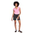 thumbnail image 2 of No Boundaries Women's Rib Henley Tee, 2 of 6