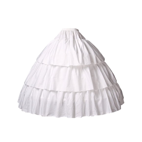 BEAUTELICATE Girls Petticoat 100% Cotton Crinoline Underskirt for Kids Flower Dress Slips