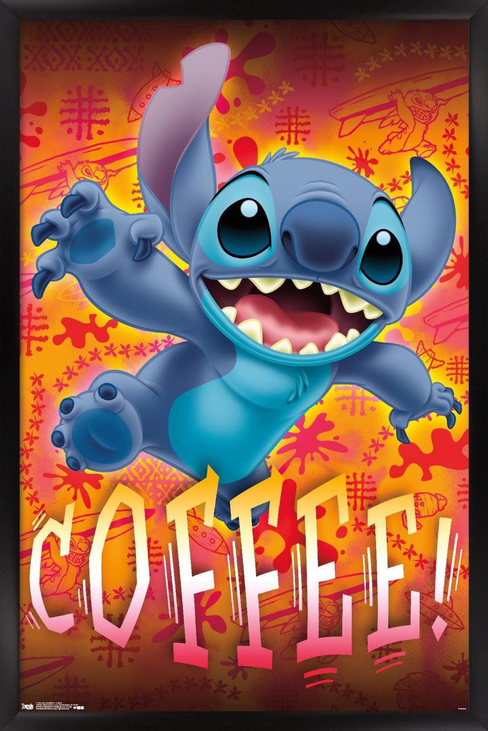 Disney Lilo and Stitch - Coffee Wall Poster, 22.375" x 34"