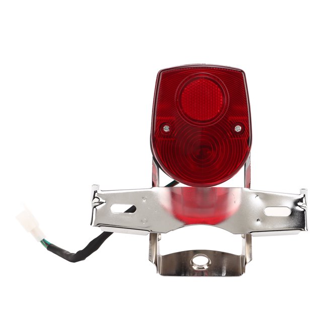 Feu Arrière avec Support de Plaque, Feu Arrière de Moto avec Support de Plaque de Moto Feux Arrière de Moto avec Plaque d'Immatriculation Adaptée à la Perfection