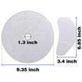 thumbnail image 2 of 90 Pieces Clothes Dryer Exhaust Filter,Universal Portable Dryer Lint Filter Replacement for Panda/ Chef/Sonya/, 2 of 7