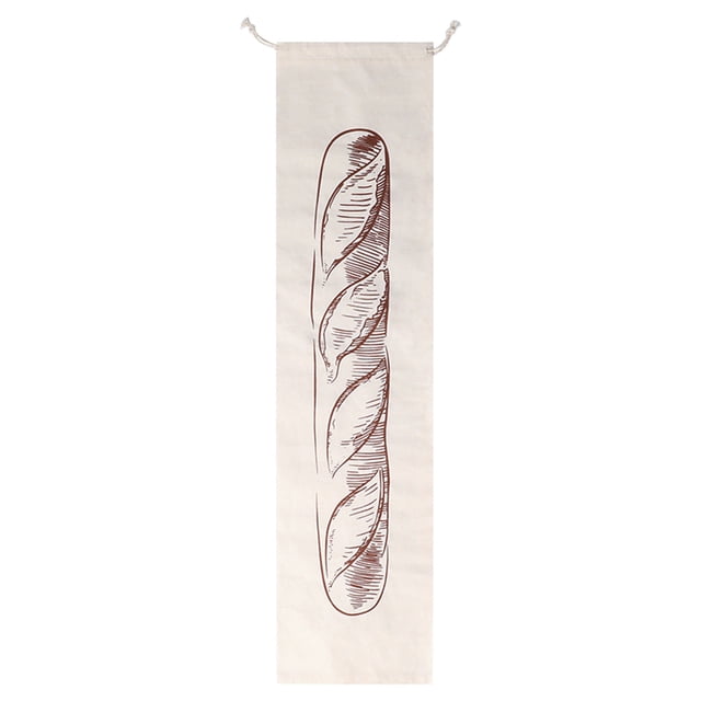 Deals of The Day Clearance! Linen Bag Reusable French Stick Storage Bag Drawstring Bun Bread Bag