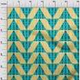 thumbnail image 2 of oneOone Georgette Viscose Fabric Stripe|Diamond & Triangle Geometric Print Sewing Fabric BTY 42 Inch Wide, 2 of 4