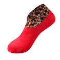 thumbnail image 1 of Aocisk Chaussettes Thermiques Chaudes pour Lit Non Léopard Chaussettes d'Hiver pour Femmes Chaussettes d'Intérieur pour la Maison Chaussettes Thermiques pour Femmes Rouge Taille Unique, 1 of 4