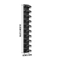 thumbnail image 3 of Iumwxz hangers Baseball Cap Storage Rack Wall Cap Rack Multi-layer And Double-layer Cap Storage Rack hooks holder black Plastic Rollbacks on Essentials, 3 of 7