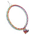 thumbnail image 4 of Ccdes Bird Colorful Swing Ring, Climbing Bird Swing Toys Hanging For Lovebirds, 4 of 8