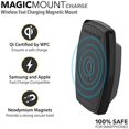 thumbnail image 3 of SCOSCHE MQ2V MagicMount Charge 10W Magnetic Qi-Certified Smartphone Vent Mount for The Car, 3 of 6