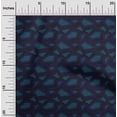 thumbnail image 2 of oneOone Cotton Flex Dark Blue Fabric Abstract Craft Projects Decor Fabric Printed By The Yard 40 Inch Wide, 2 of 4