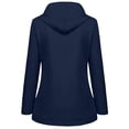 thumbnail image 3 of jsaierl Women’s Solid Rain Jacket Outdoor Jackets Waterproof Hooded Raincoat Windproof, 3 of 6