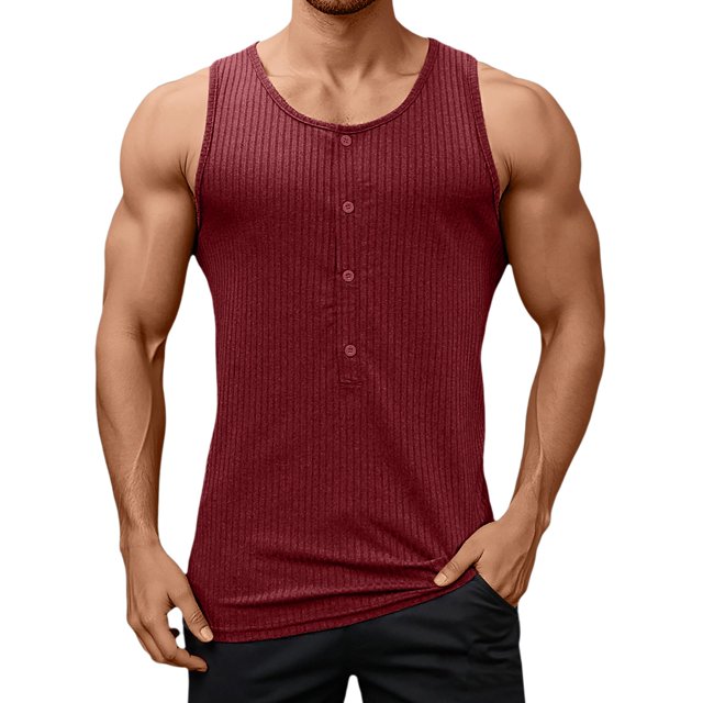 Men's Solid Color Mesh Hooded V Neck Hollow Thin Sleeveless Loose I Vest Top