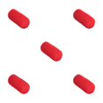 thumbnail image 1 of Ruiboury Roll Pillow For Neck And Back Support Soft And Comfortable All Day Long Natural Polyester Neck Back Support Pillow bright red 30X16 5Set, 1 of 6