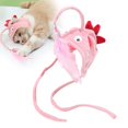 thumbnail image 2 of lionlar Funny Cat Feather Toy Head-mounted Interactive Teaser Catcher for Training Pink Dinosaur, 2 of 8