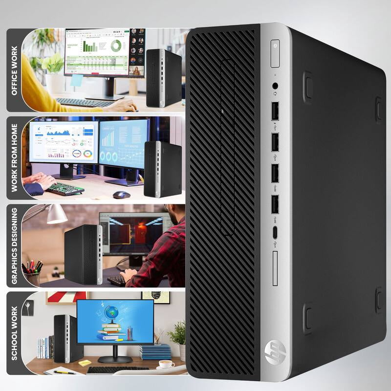 HP 600 G5 SFF Desktop PC Computer Windows 11 Pro Intel Core i5