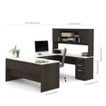 thumbnail image 4 of Bestar Ridgeley U-Shaped Desk, 4 of 4