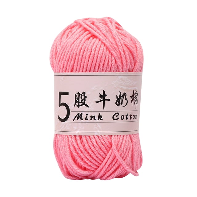 Birdeem 5 Strands Milk Cotton Doll Crochet Diy Knitting Thread Baby Sweater Wool Ball
