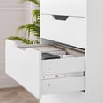 thumbnail image 4 of Homfa Commode Compacte à 8 Tiroirs pour Chambre à Coucher pour Petits Espaces, Haute Commode en Bois, Blanc, 4 of 8