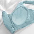 thumbnail image 3 of Virmaxy Soutien-Gorge Sans Fil pour Femmes Aguichant Grande Taille Mince en Dentelle Soutien-Gorge Rassemblant Sans Armature Confortable Fixe Ajustable Collection de Poitrine Coton Vert TTTG, 3 of 7