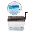 thumbnail image 2 of Langgg Shredder Small Hand Cranked Portable 1 Sheet Container Plastic for Household, 2 of 3