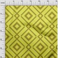 thumbnail image 3 of oneOone Velvet Yellow Fabric Geometric Craft Projects Decor Fabric Printed By The Yard 58 Inch Wide, 3 of 4