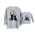 thumbnail image 1 of 2023 Joyeux Noël Pyjama Maman et Moi Pyjamas Animal Femmes Coton Bio Pyjamas de Noël Famille, 1 of 4