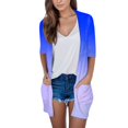 thumbnail image 1 of Cardigan à Manches Longues pour Femmes, Cardigan d'Automne à devant Ouvert avec Poches, Duster Décontracté, Chandail Cardigan Léger, 1 of 4