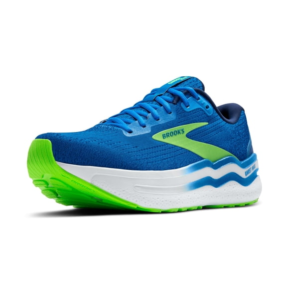 Brooks Men’s Ghost Max 2 Neutral Running & Walking Shoe - Dutch Blue/Green Gecko/Peacoat - 8.5 Medium