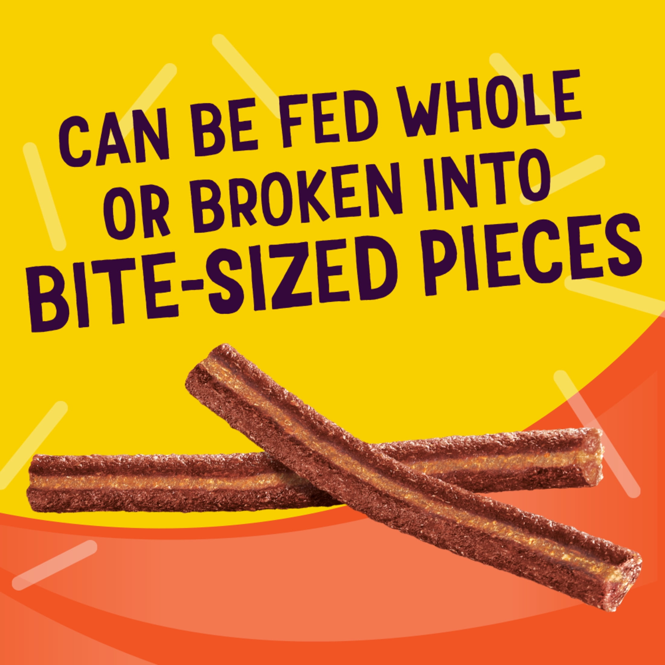 Beggin' Flavour Stix Aux saveurs de Bacon et de Fromage Cheddar et Jack, Gâteries en bâton à mâcher pour chiens 708 g
