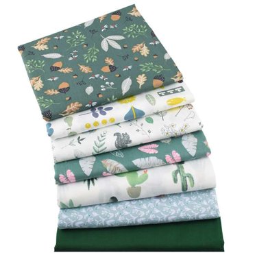 Cotton Fabric Creative Floral Printing Craft Fabric Sewing Fabric for DIY