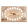 thumbnail image 1 of RYRDWP Clearance Plateau de Jeu de Roulette en Verre à Shooter en Bois – Plateau de Table à Vin de Fête Interactif avec Règles Gravées et Toupie, Taille Unique pour Rassemblements d'Adultes, 1 of 6